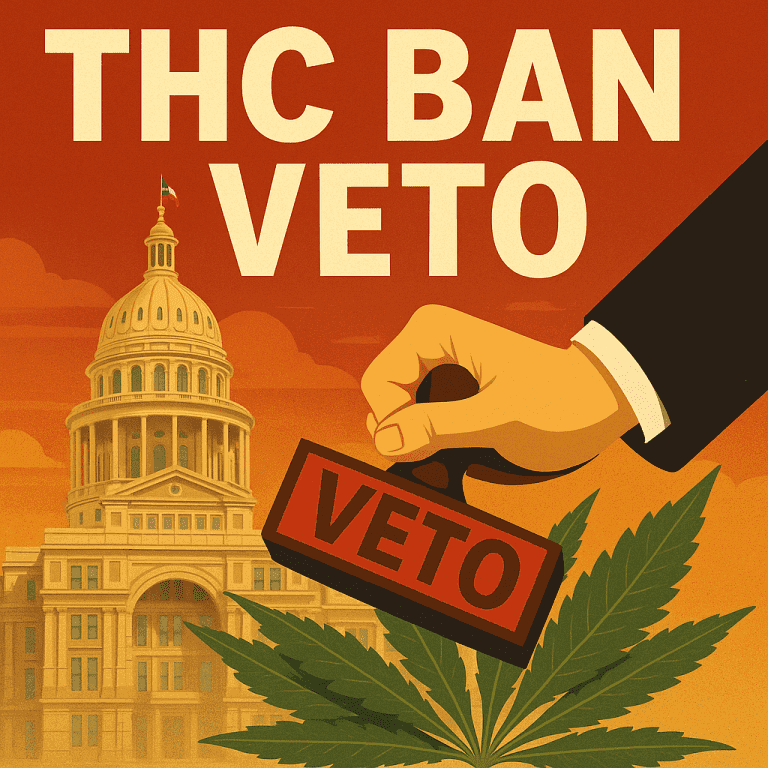 Texas Governor Greg Abbott Vetoes THC Ban – Implications for the Cannabis Industry